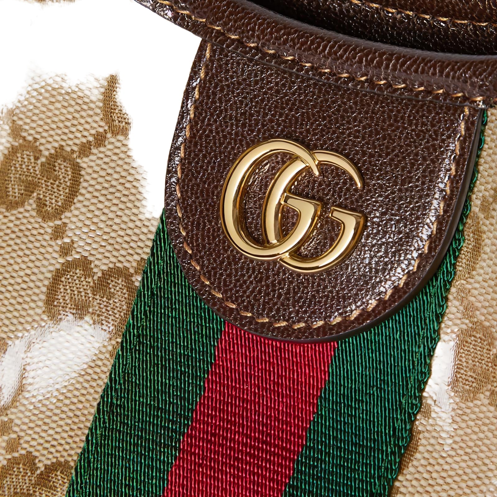 (WMNS) Gucci Giglio Large Tote Bag 'Sand Dark Brown' 853971-FAF1L-9653