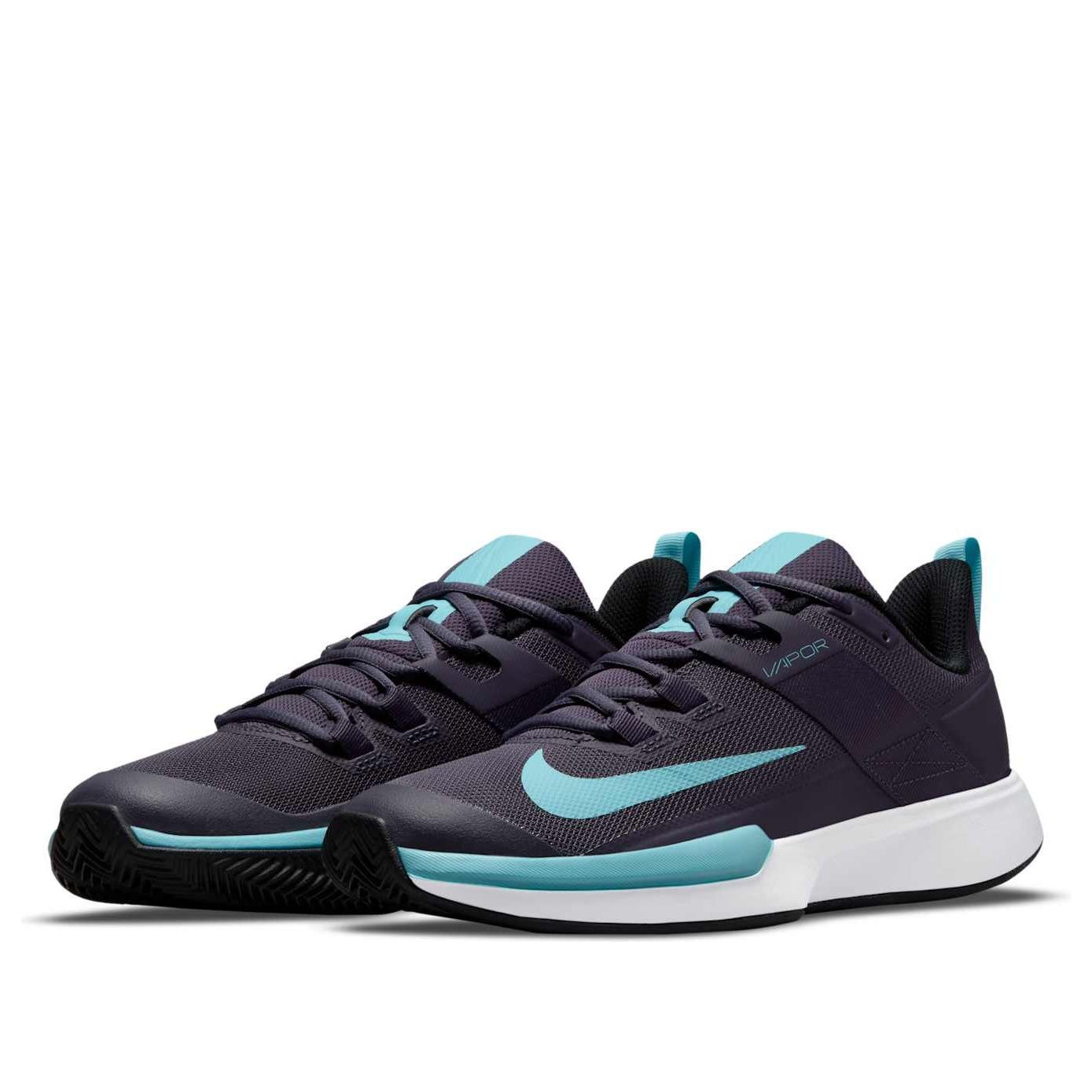 (WMNS) Nike Court Vapor Lite 'Black Blue' DH2945-524