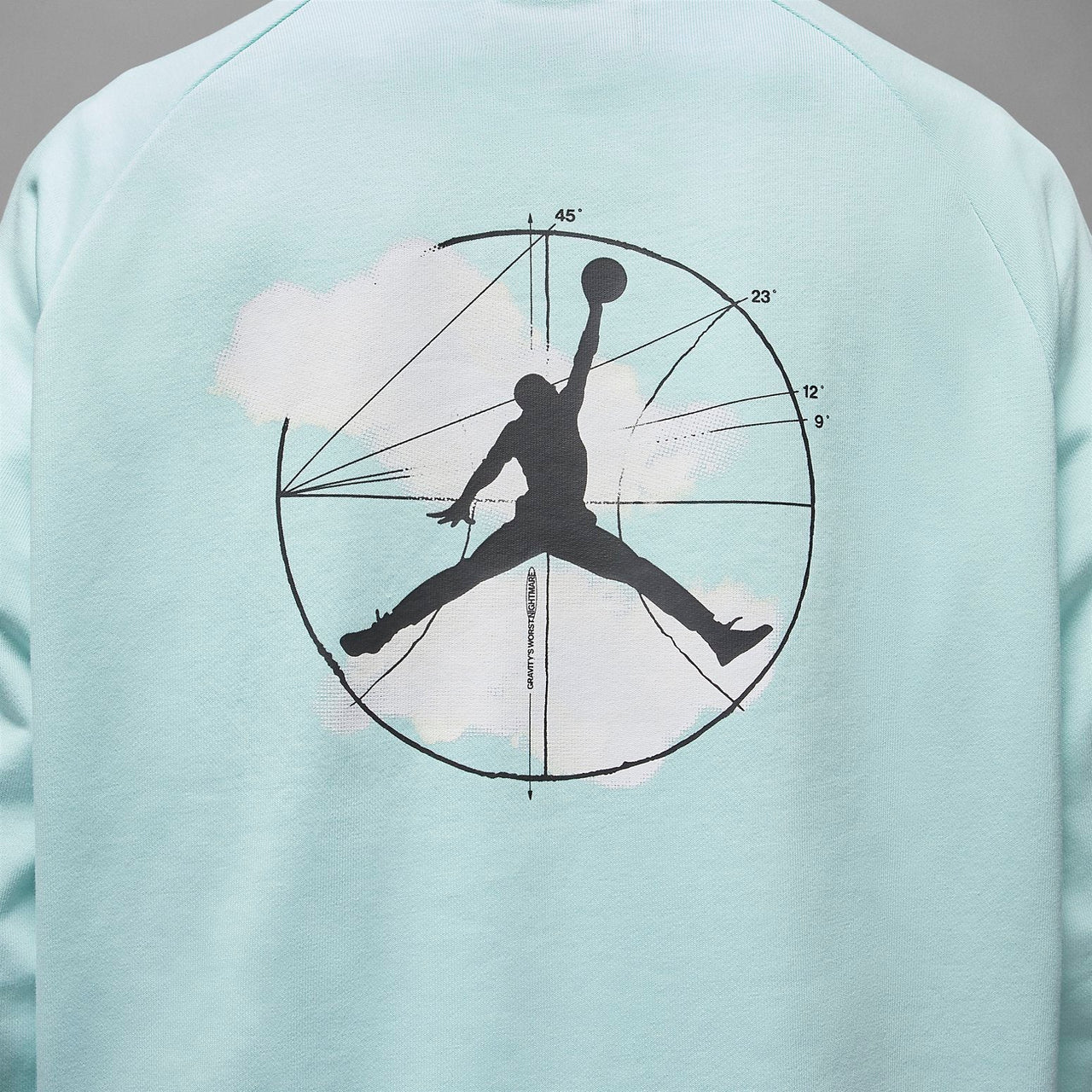 Air Jordan Dri-FIT Sport Graphic Fleece Pullover Hoodie 'Jade Ice Black' FQ6808-346