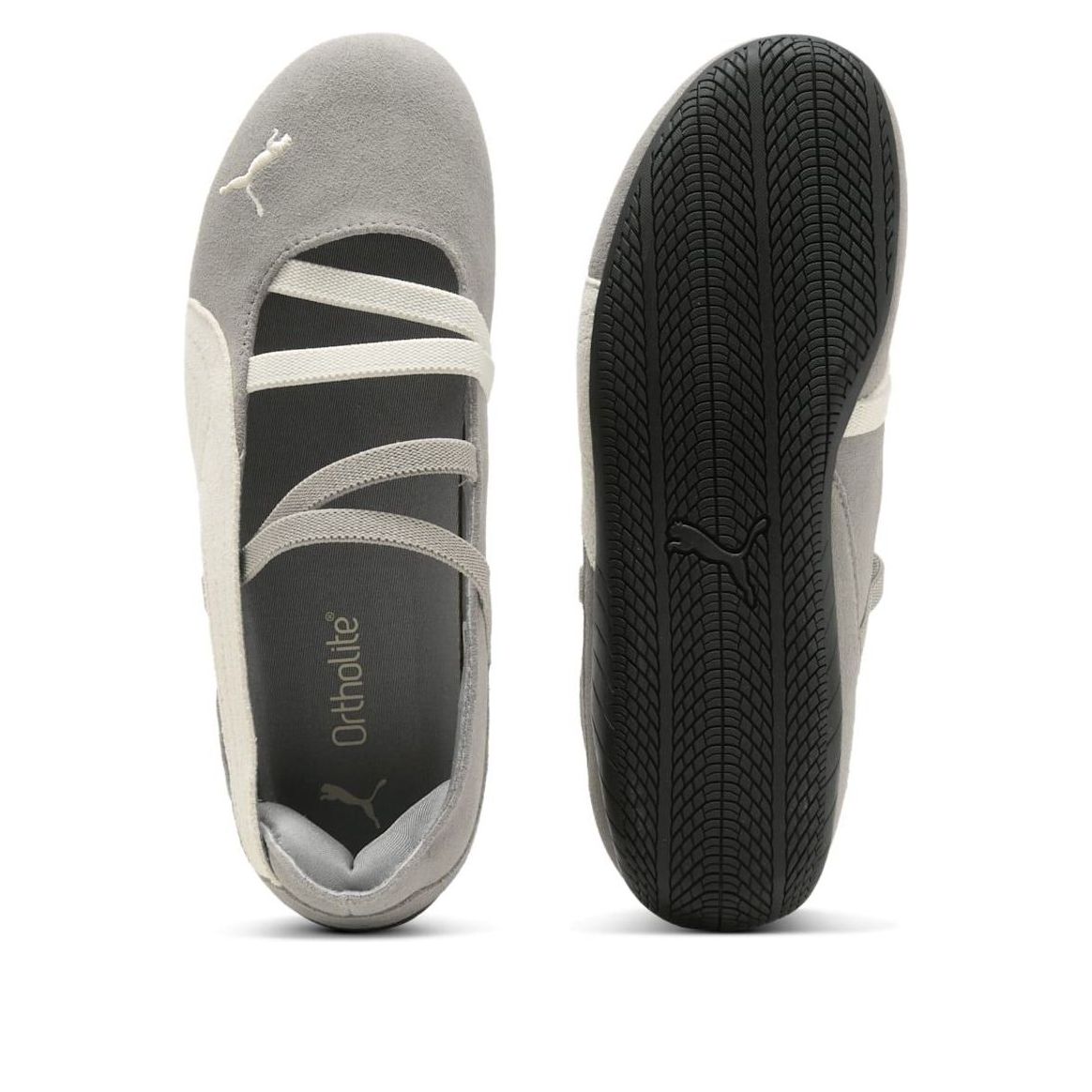 (WMNS) PUMA Speedcat Ballet Suede 'Mouse Gray Black' 401287-20