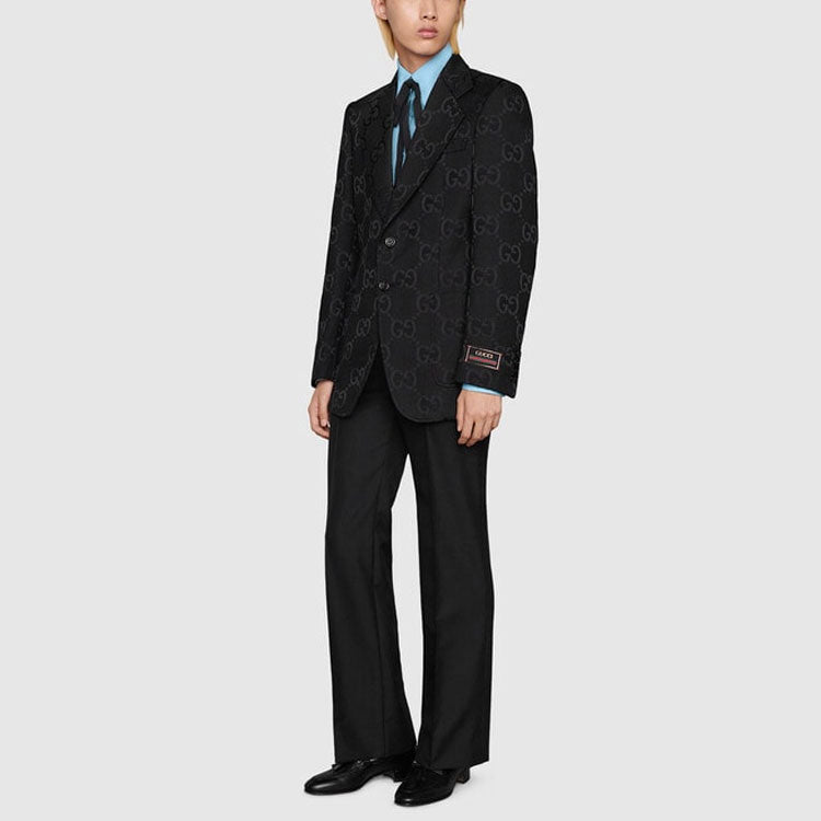 Gucci Jumbo GG Canvas Jacket 'Black' 680759-ZAHT6-1000
