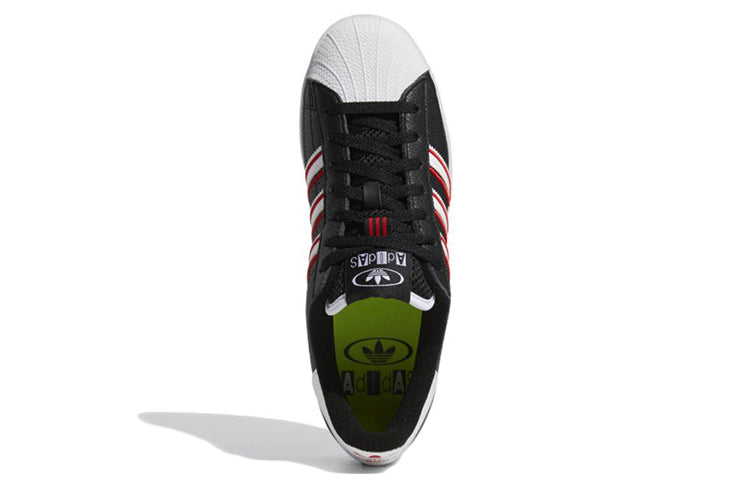 adidas Superstar 'Black White Vivid Red' GY0998