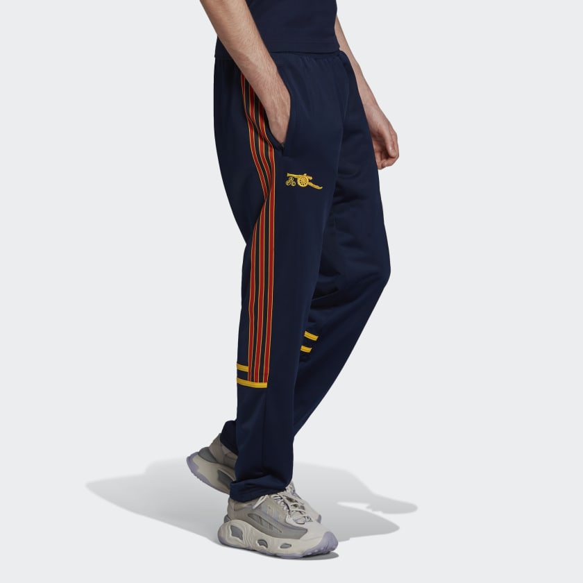 Men's adidas originals Printing Logo Stripe Casual Pants/Trousers Blue HM4829