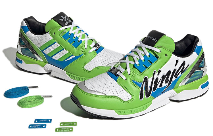 adidas x Kawasaki Ninja ZX 8000 'White Green' GW3358