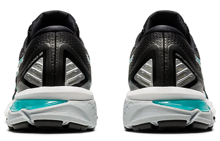(WMNS) ASICS GT-2000 9 Wide 'Black Techno Cyan' 1012A861-003