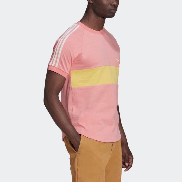 adidas x Wales Bonner T-Shirt 'Pink Yellow' HL8746