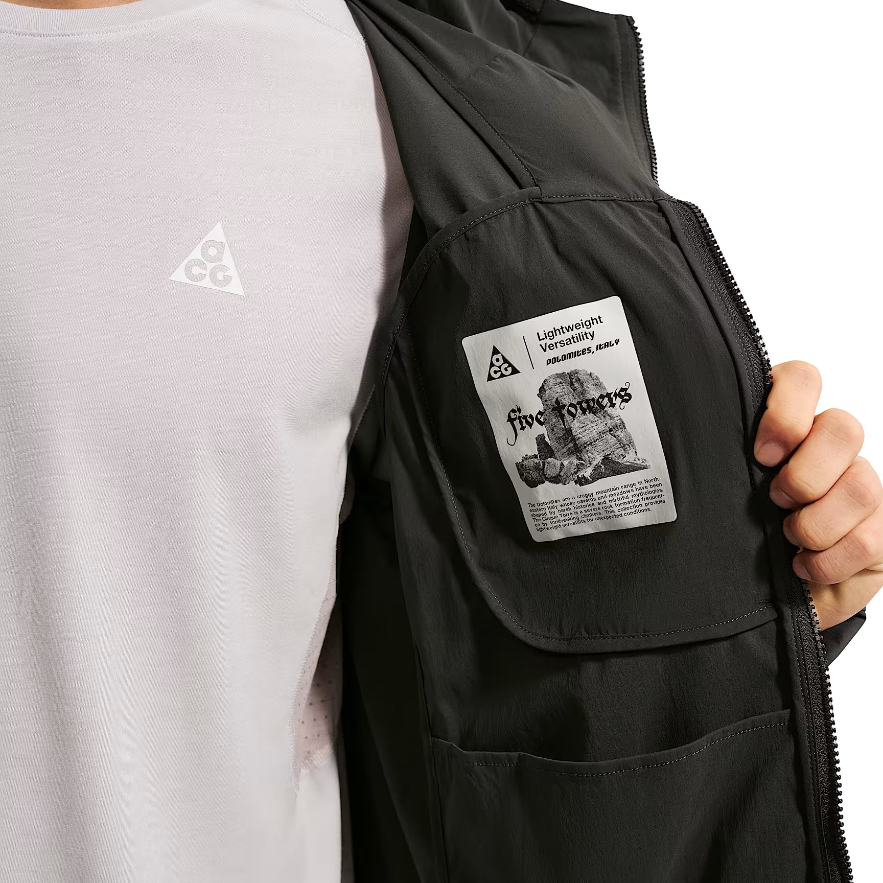 Nike ACG Five Towers UV Protection Jacket 'Black' IF0960-010