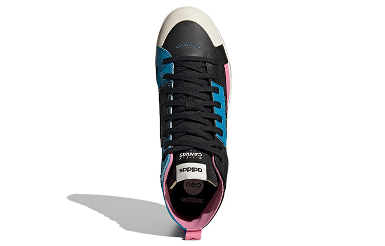 adidas neo City Canvas Hi SSJF x Sesame Street x JF 'Black Blue Pink' GY2189