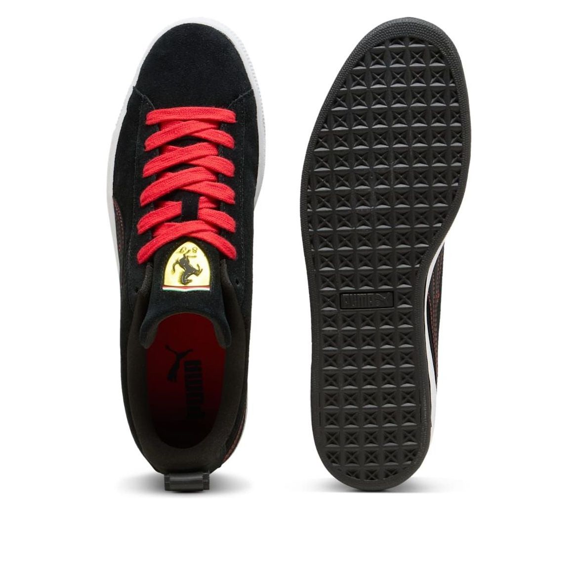 PUMA x Scuderia Ferrari Suede OG 'Black White' 309428-01