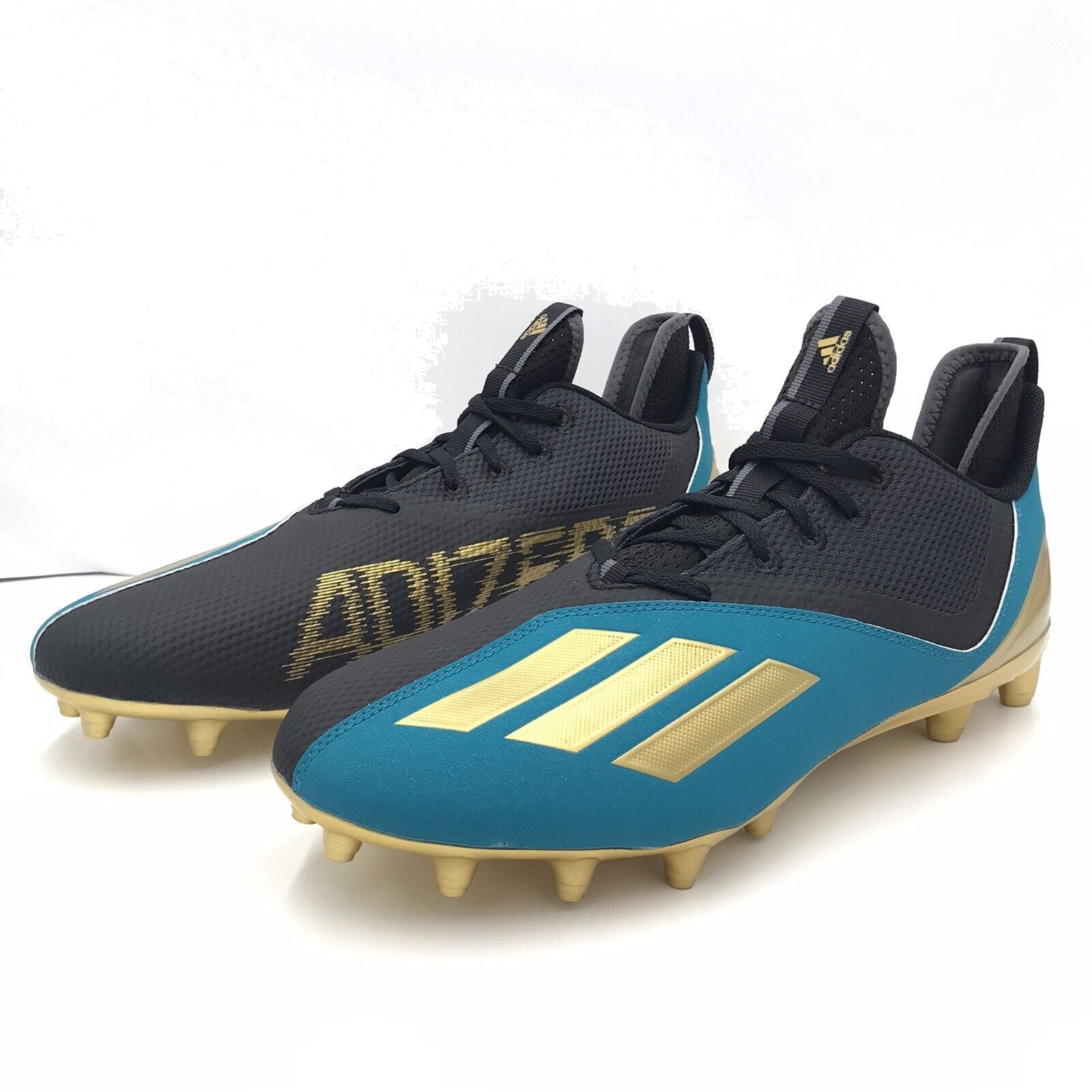 adidas Adizero Scorch 2 Jacksonville Jaguars Football Cleats 'Black Gold Blue' GZ0401