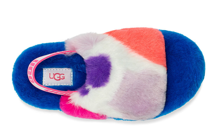 (PS) UGG Fluff Yeah Party Spots 'White' 1124924K-WHT