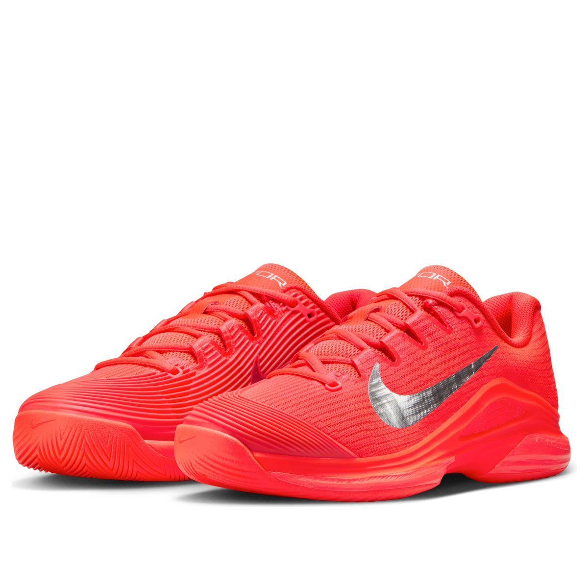 (WMNS) Nike Vapor 12 Premium 'Bright Crimson Metallic Silver' HQ2595-600