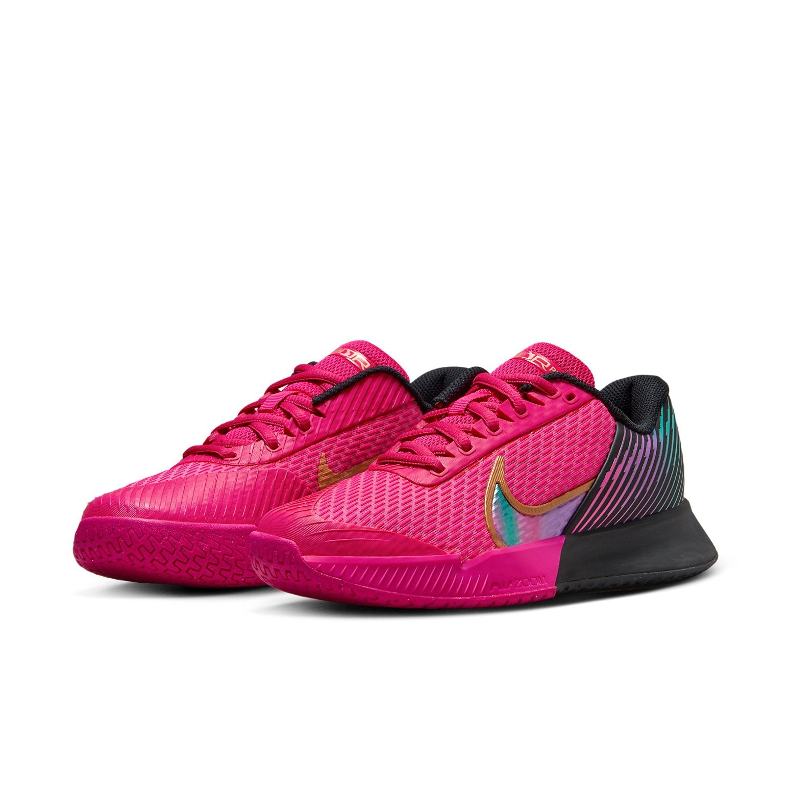 (WMNS) Nike Air Zoom Vapor Pro 2 Premium Hard Court Tennis Shoes 'Pink Black' FB7054-600