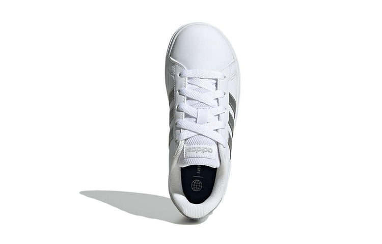 (GS) adidas Grand Court 2.0 Lifestyle Tennis 'White Matte Silver' GW6506
