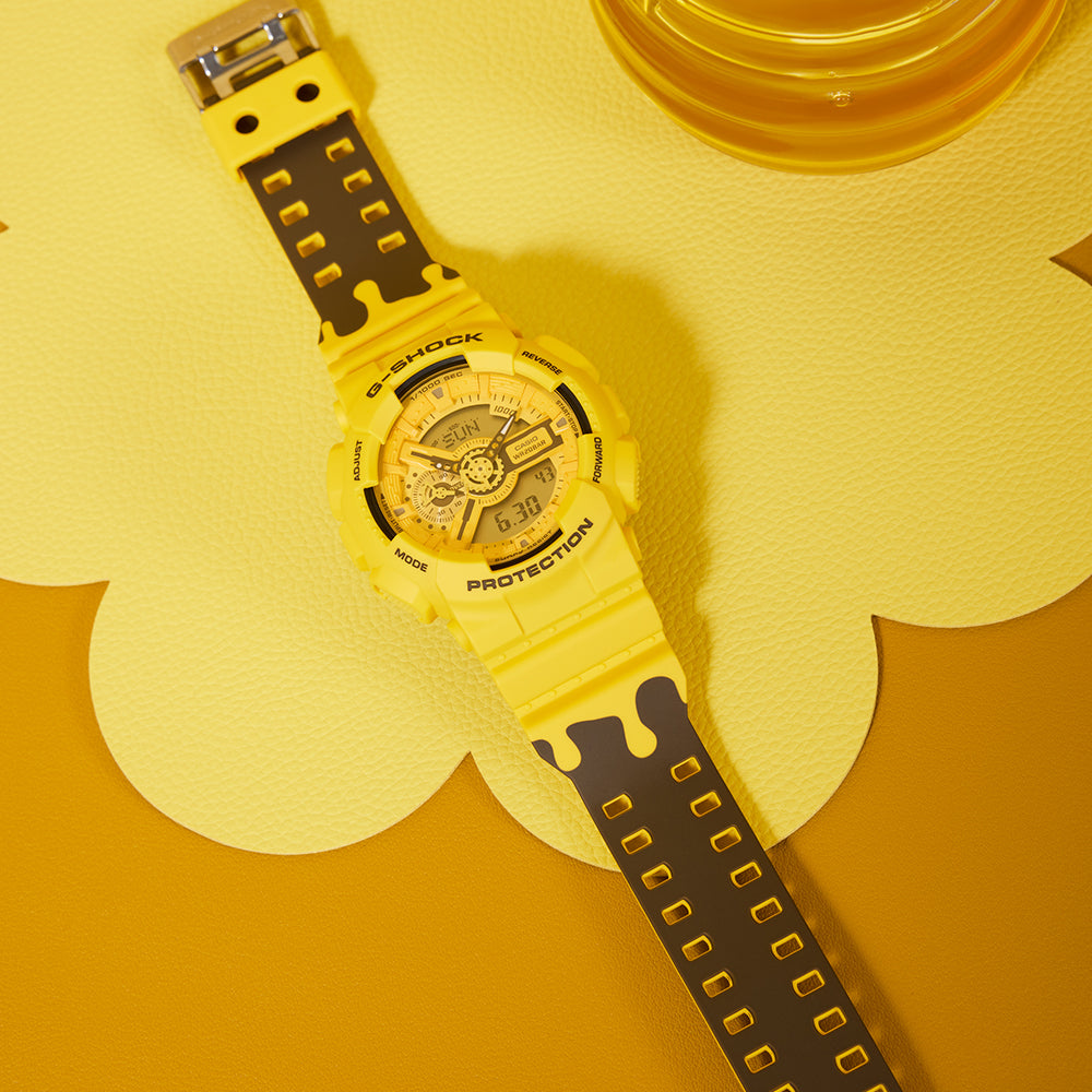 CASIO G-Shock Analog-Digital 'Yellow' SLV-22A-9APFH