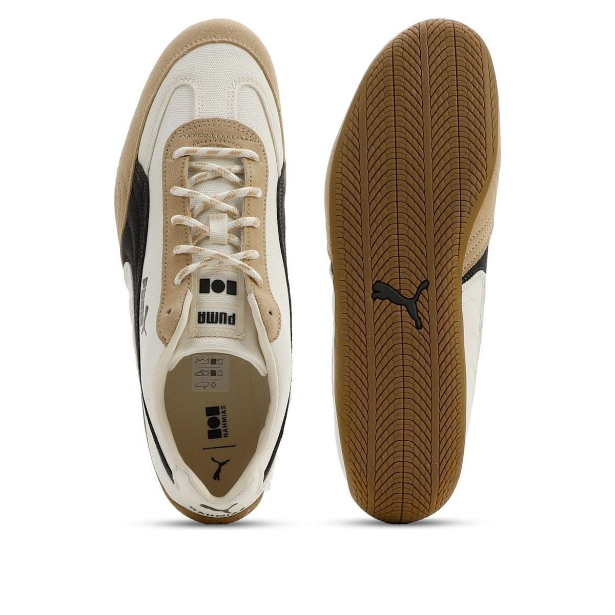 PUMA x NAHMIAS Speedcat 'Warm White Sand Dune Flat Dark Gray' 407189-01