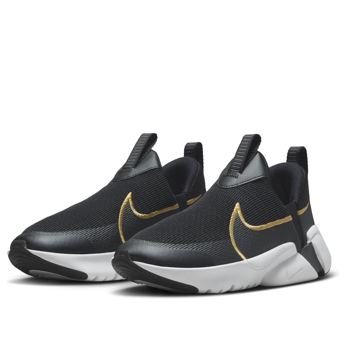 (GS) Nike Flex Plus 2 'Black Gold' DV8999-002
