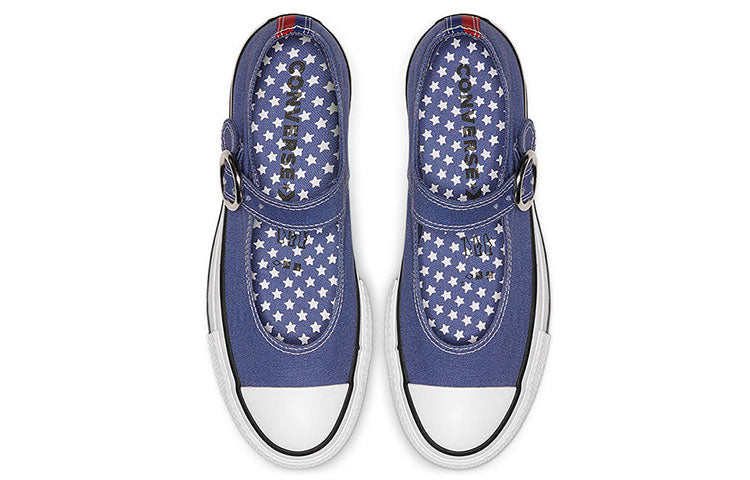 (WMNS) Converse Chuck Taylor All Star Mary Jane Low Top 'Blue White' 564316C