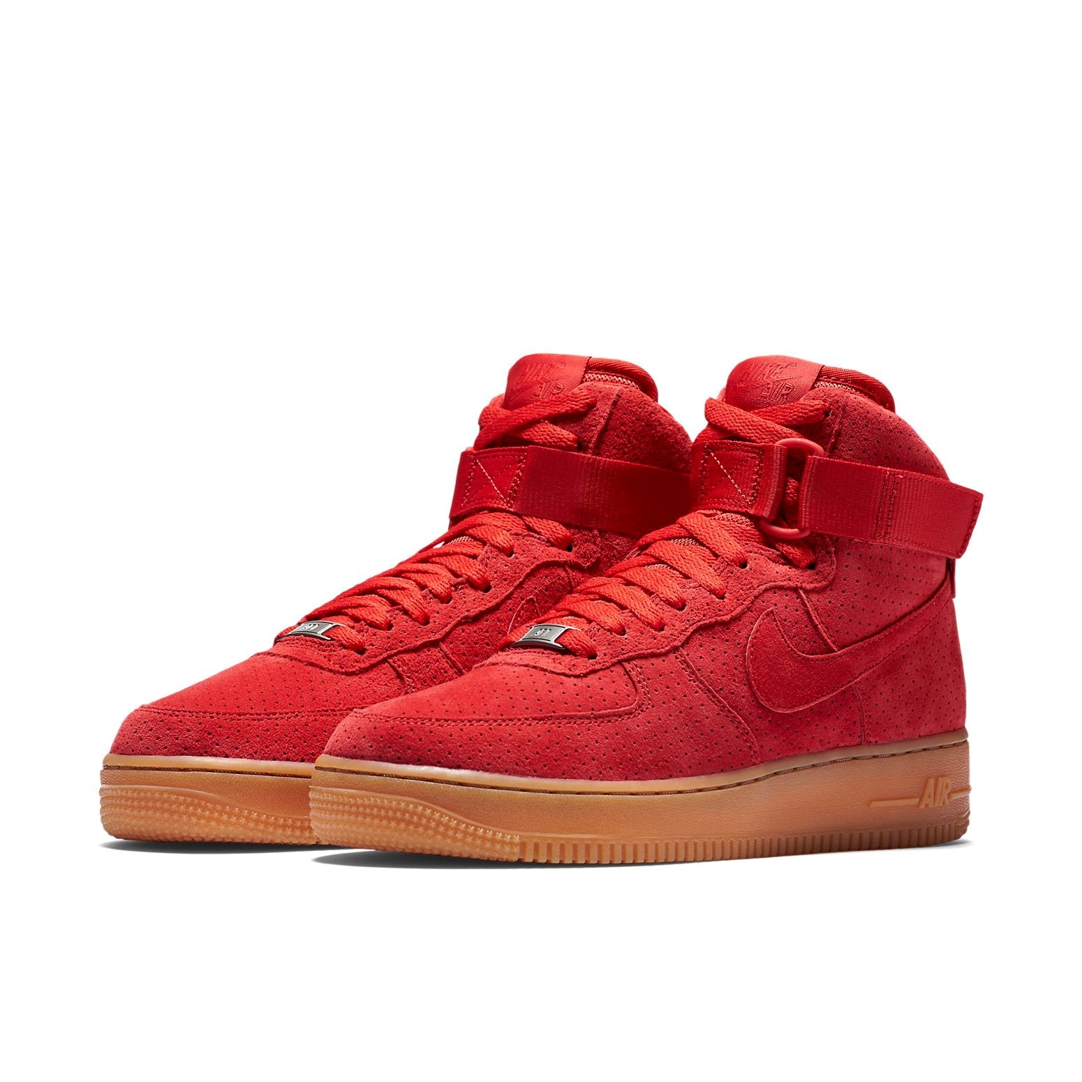 (WMNS) Nike Air Force 1 High Suede 'University Red' 749266-601