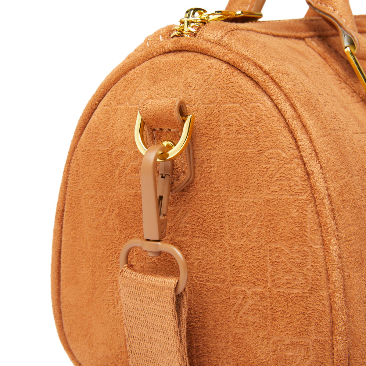 Jordan Suede Monogram Mini Duffel 3L 'Cognac' IQ5743-299