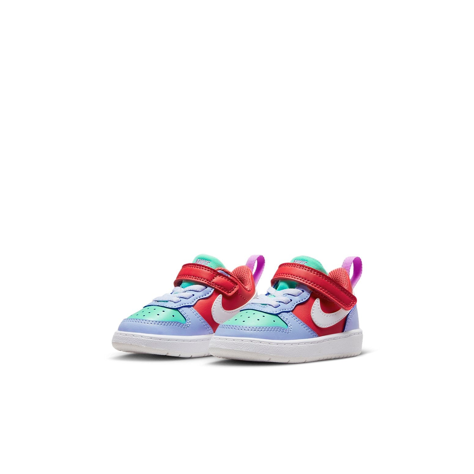 (TD) Nike Court Borough Low Recraft Shoes 'Cobalt Bliss Track Red' DV5458-400