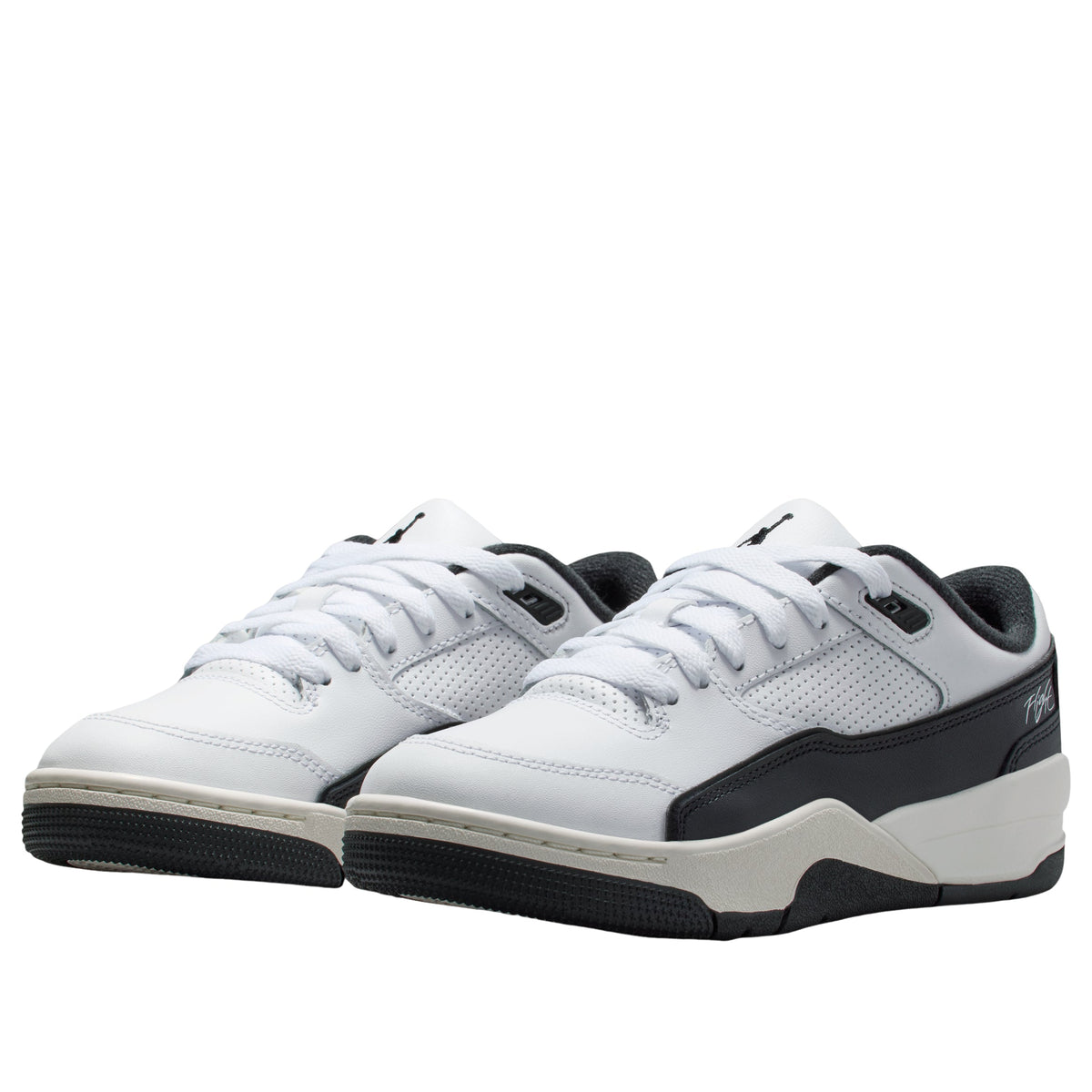 (GS) Air Jordan Flight Court 'White Black' HF3333-112