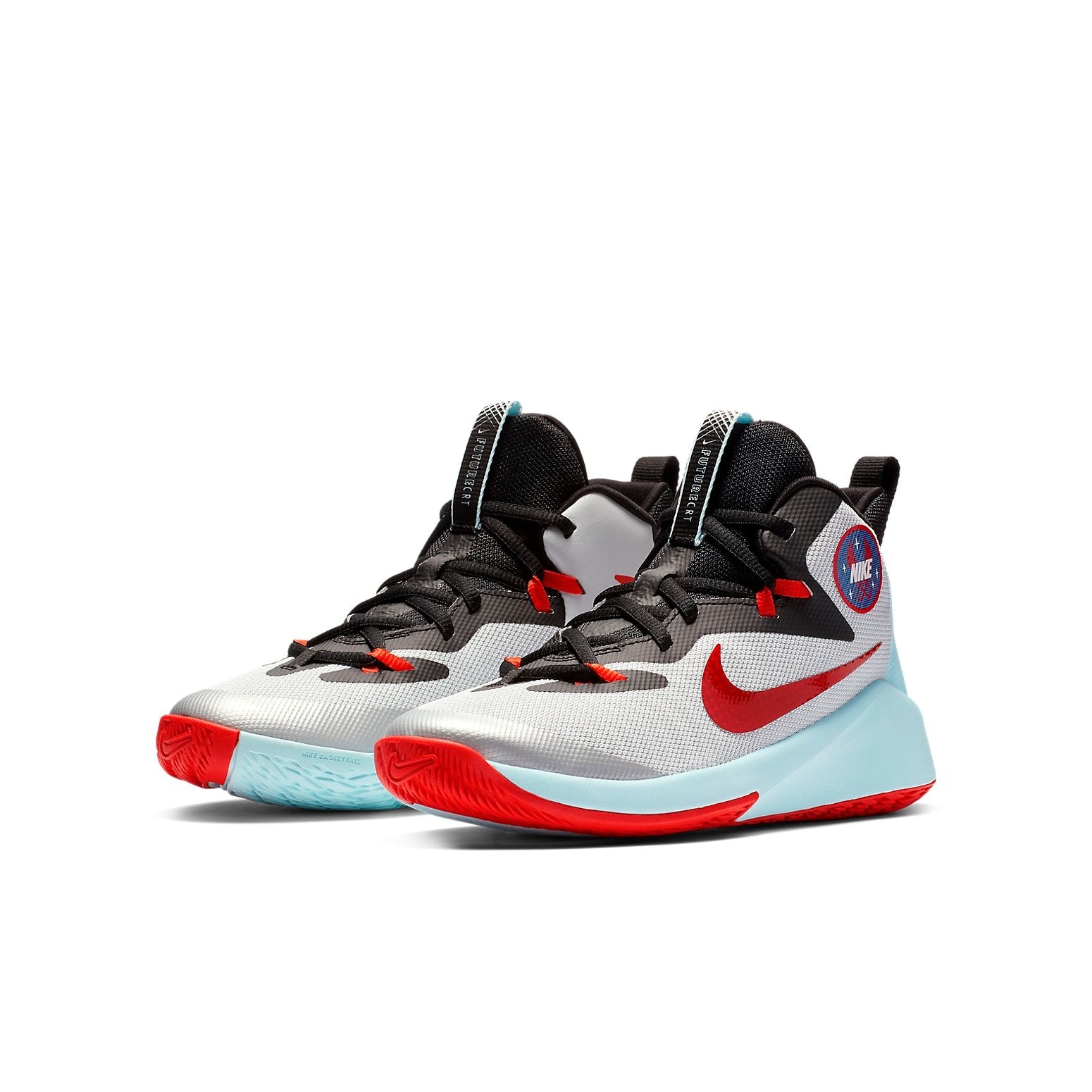 (GS) Nike Future Court SD 'Pure Platinum Team Orange' AR0261-001