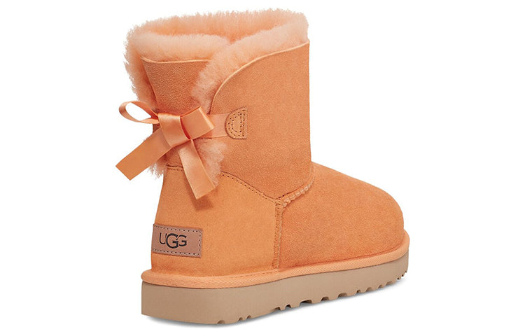 (WMNS) UGG Mini Bailey Bow II 'Orange' 1016501-SSD