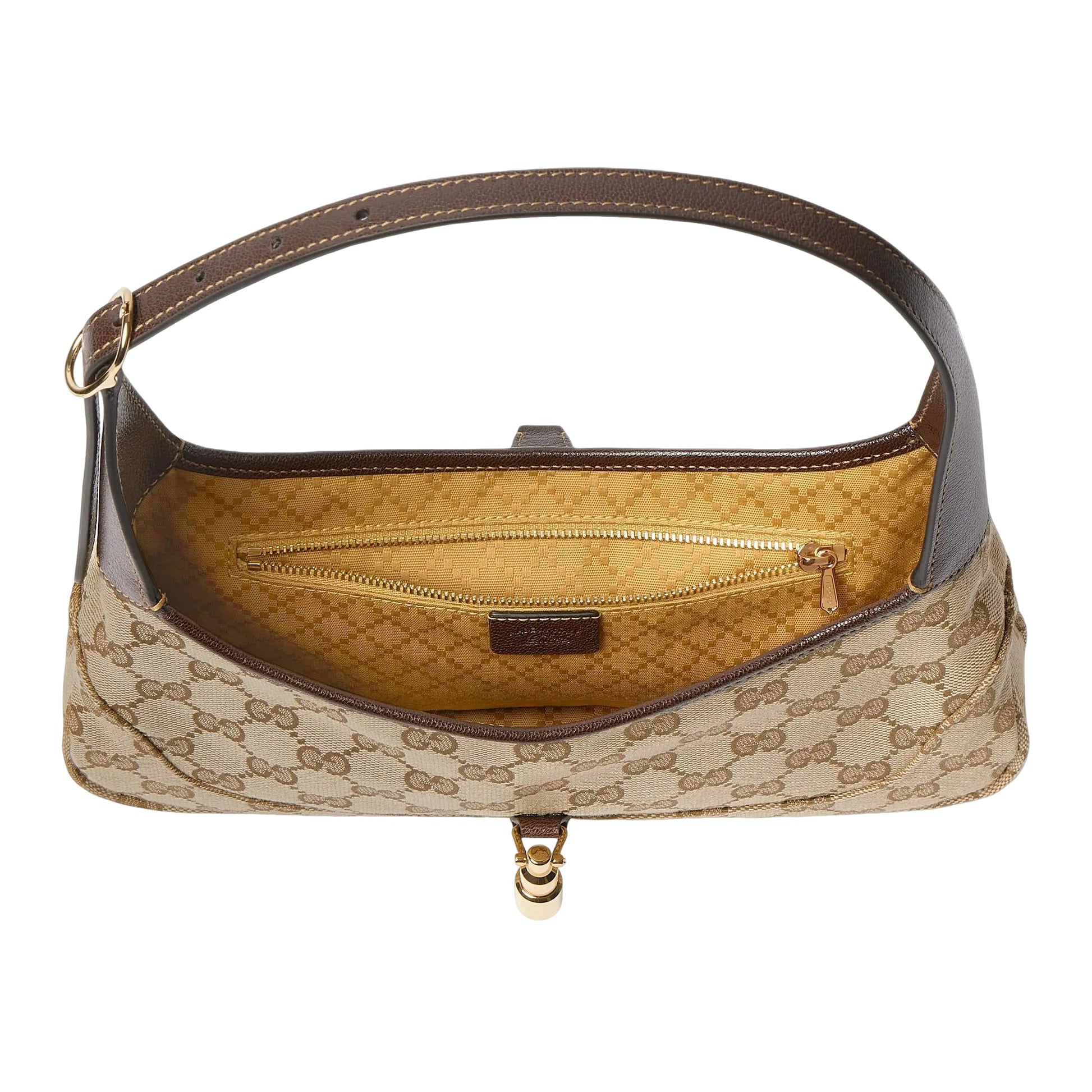 (WMNS) Gucci Jackie Slim Medium Shoulder Bag 'Sand Brown' 863137-FAFV2-9651