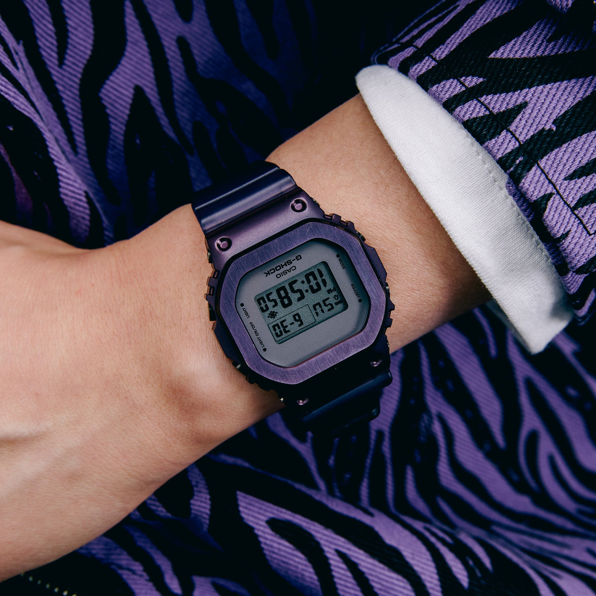 CASIO G-Shock Digital 'Purple' GM-S5600MF-6PR