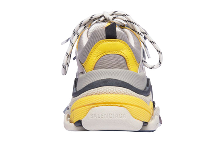 (WMNS) Balenciaga Triple S Trainer 'Yellow Grey' 524039W09OH7074