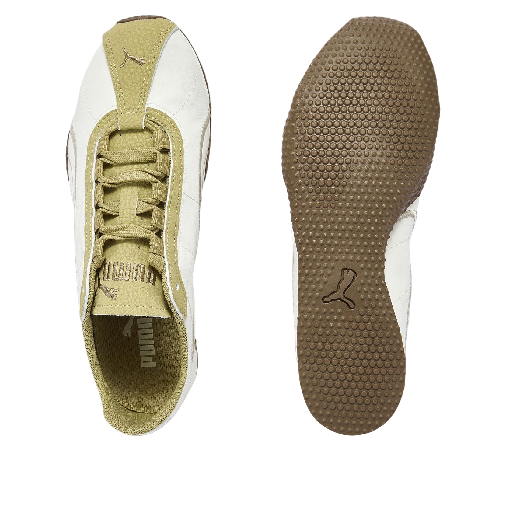 (WMNS) PUMA H-Street Nylon Lea 'Ivory Khaki' 408613-01