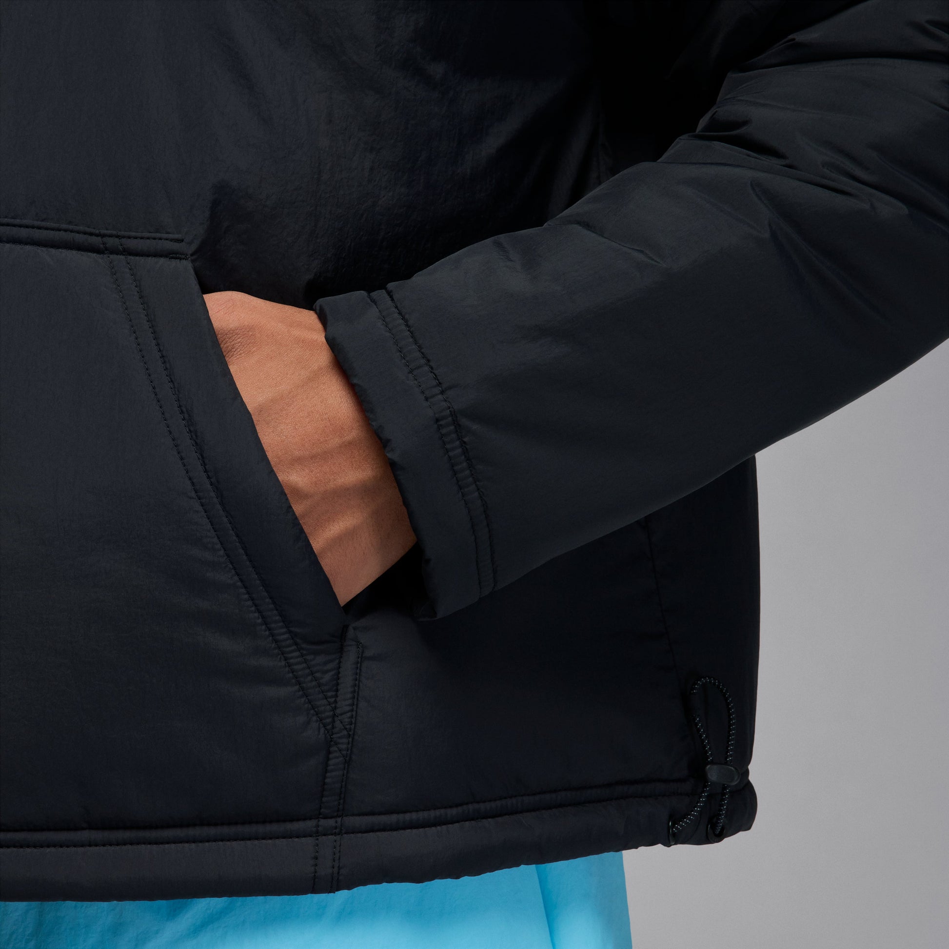 Air Jordan Flight Padded Mountainside Pullover Hoodie 'Black Dark Smoke Grey' HV1864-010