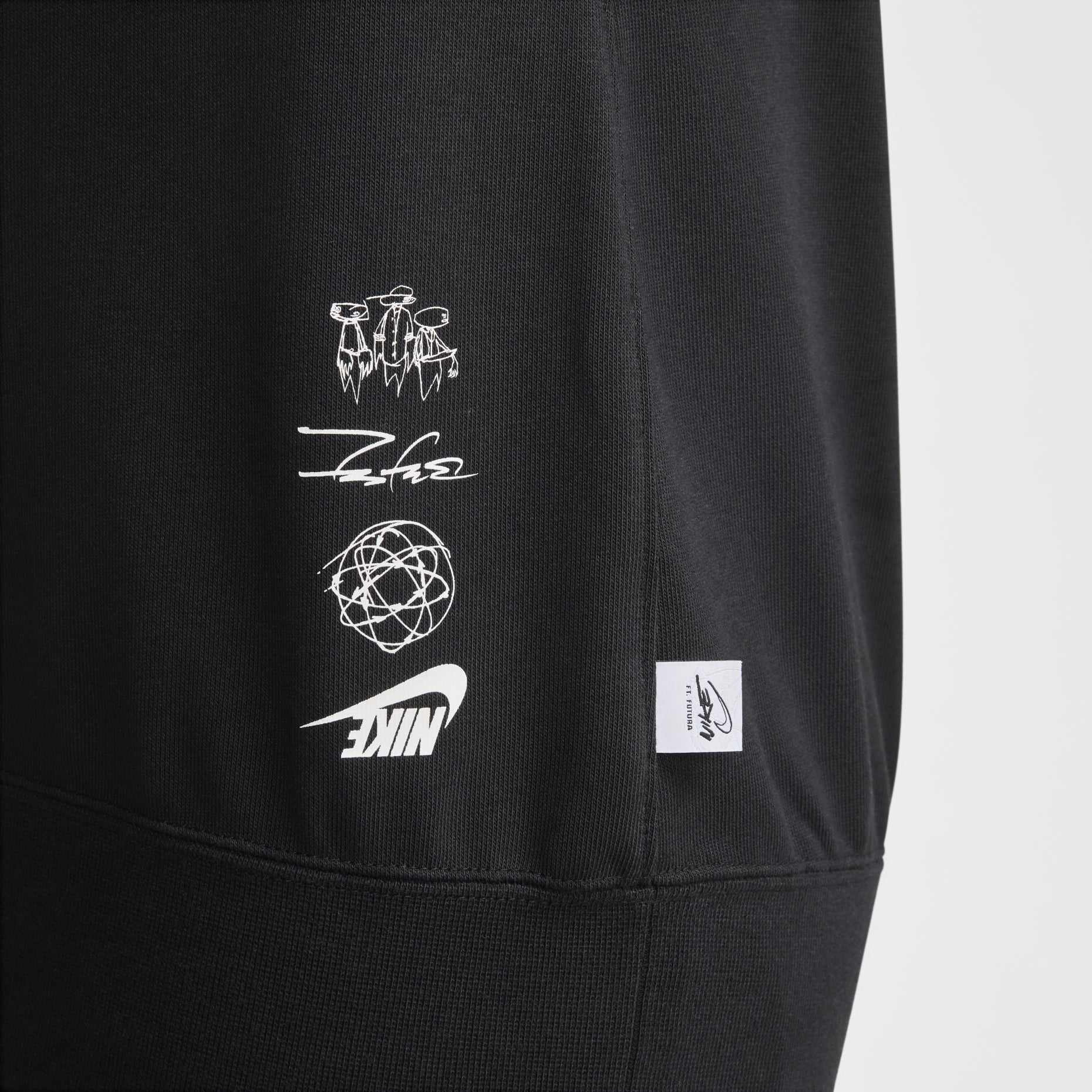 (WMNS) Nike Sportswear Breaking Loose French Terry Sweatshirt Asia Sizing 'Black' FZ0257-010