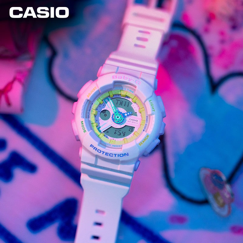 CASIO Baby-G 'Black & White' GA-100BL-1A&BA-110TM-7A