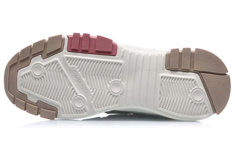 (WMNS) Li-Ning Sport Leisure 'White Khaki Yellow' AGCQ384-3