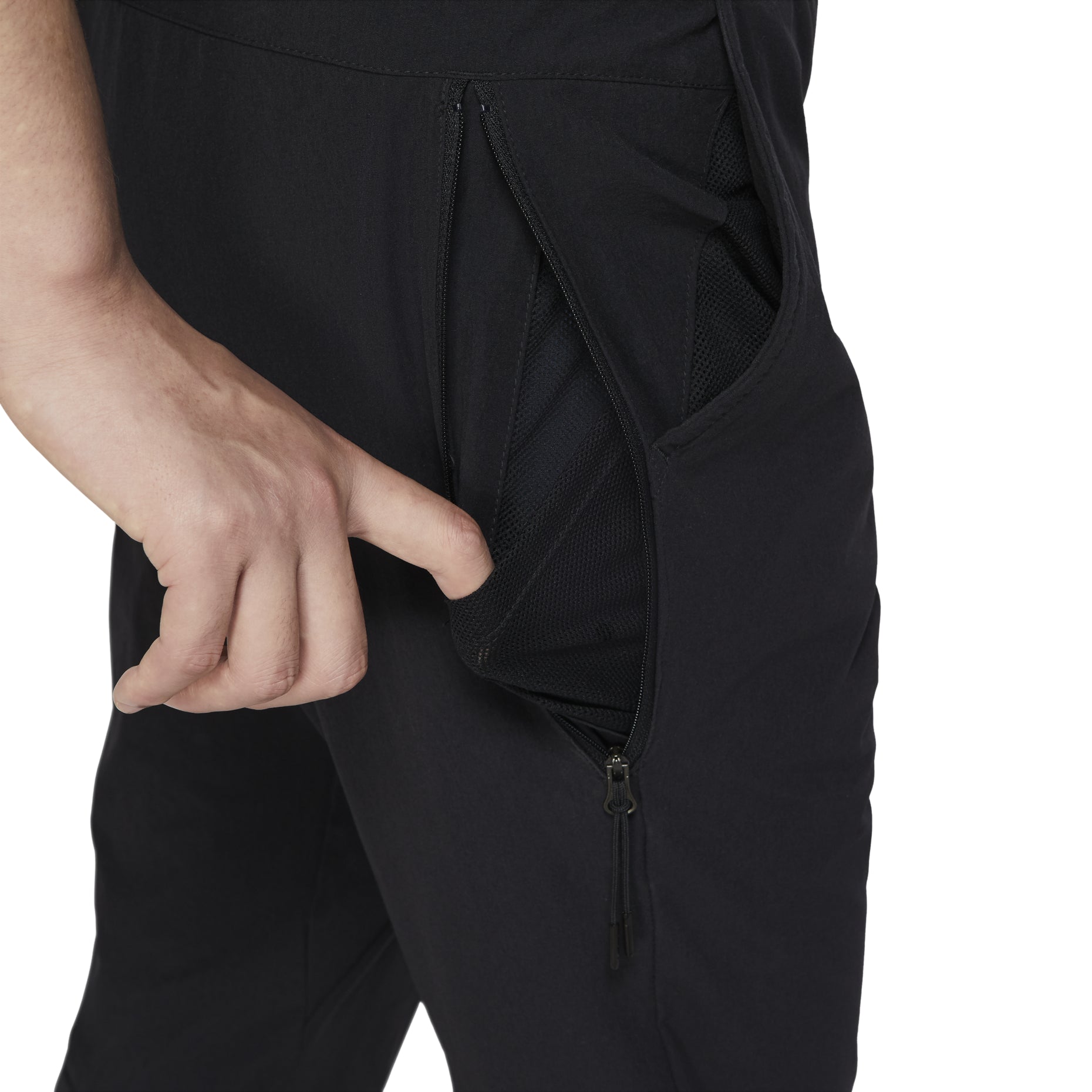 Men's Nike SportswearCommuter Elastic Waistband Woven Solid Color Sports Pants Black DM6622-010