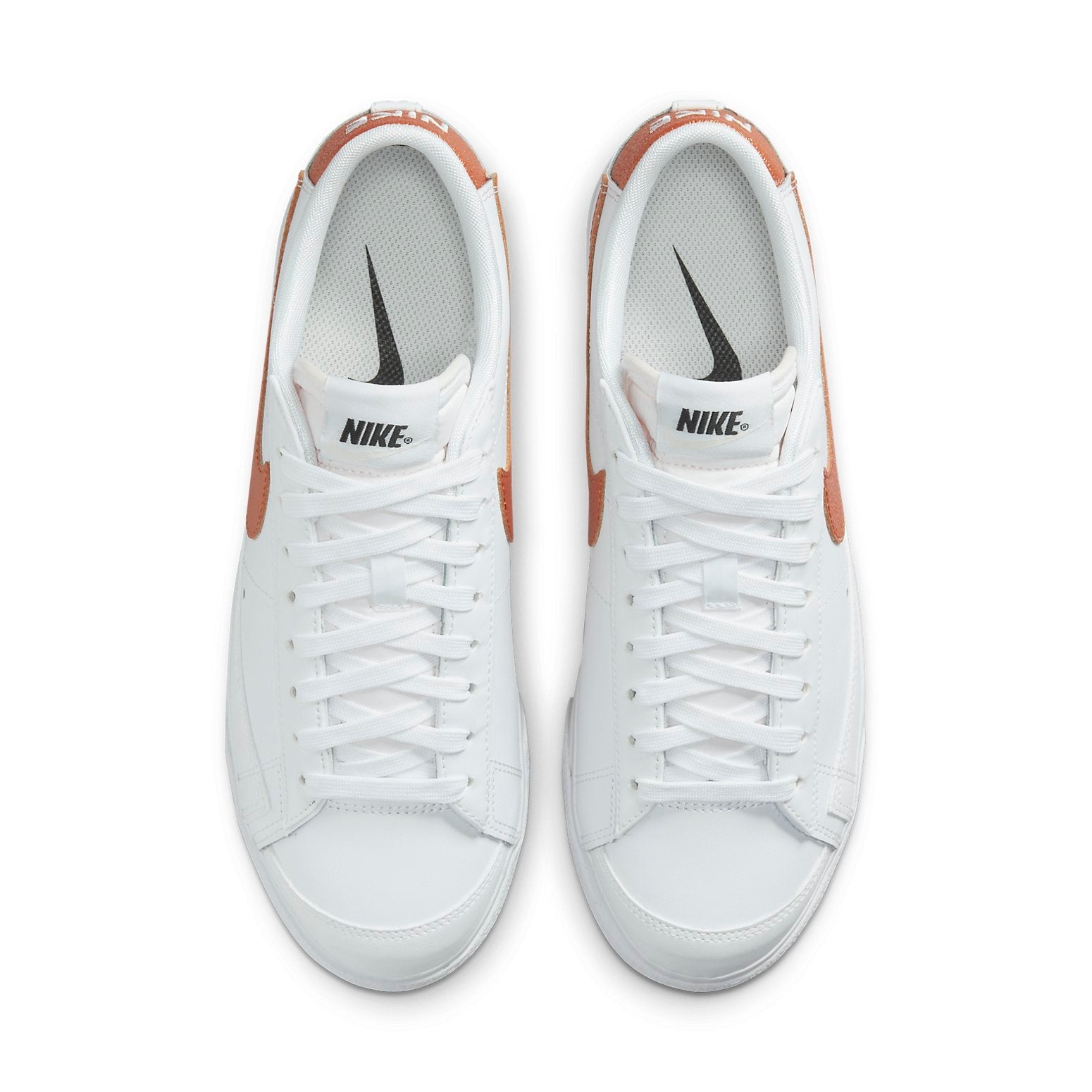 (WMNS) Nike Blazer Low Platform 'White Metallic Copper' DQ7571-100