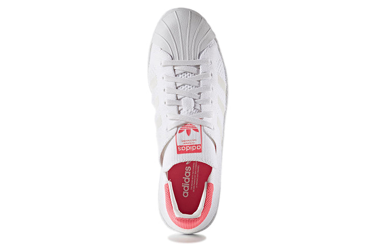 (WMNS) adidas Superstar 80s Primeknit 'White Solar Pink' BB5095