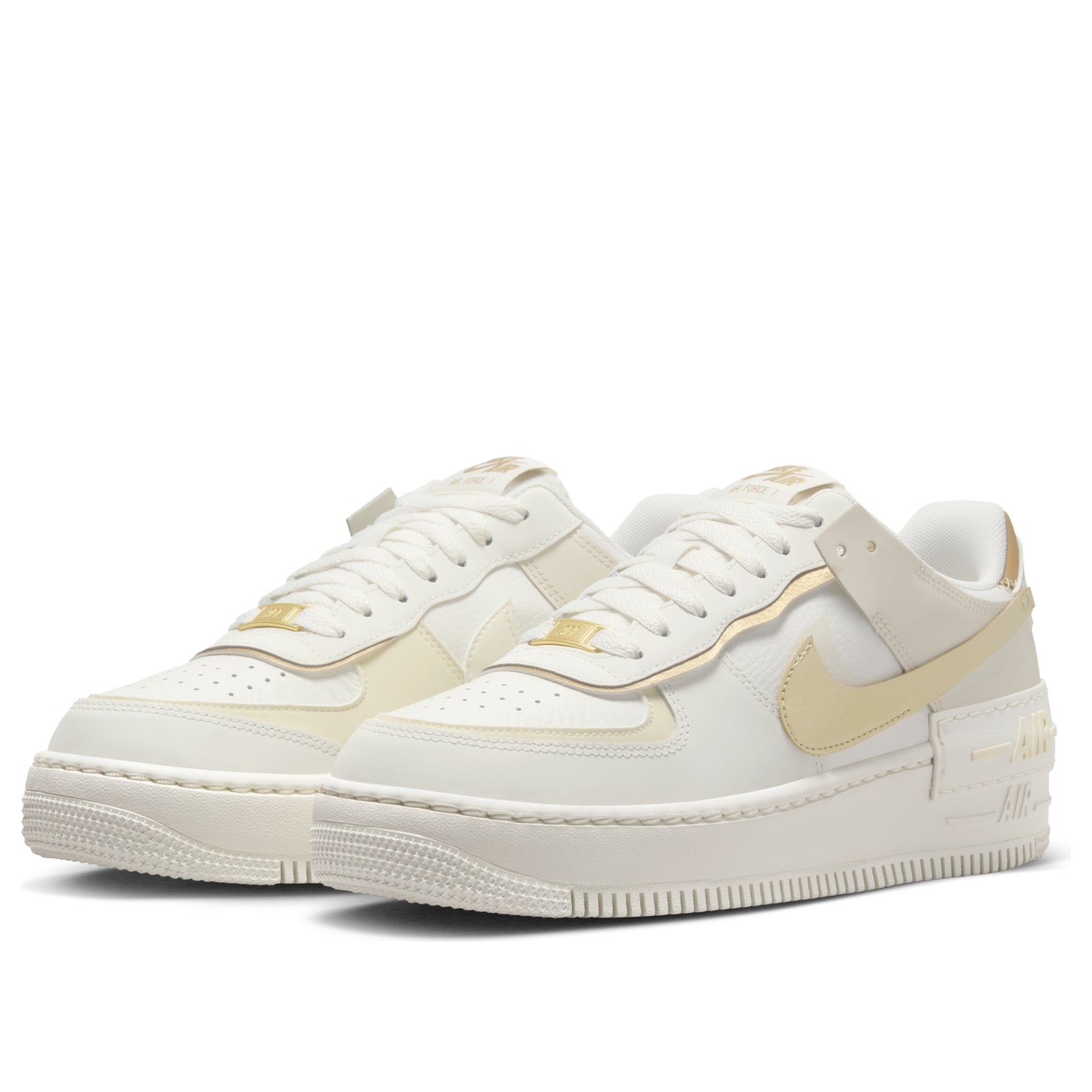 (WMNS) Nike Air Force 1 Shadow 'Sail Metallic Gold' DZ1847-108