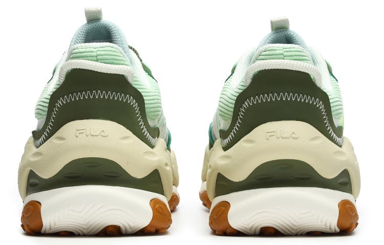 (WMNS) FILA FUSION Cheese Sneakers 'Green Blue' T12W241103FLA