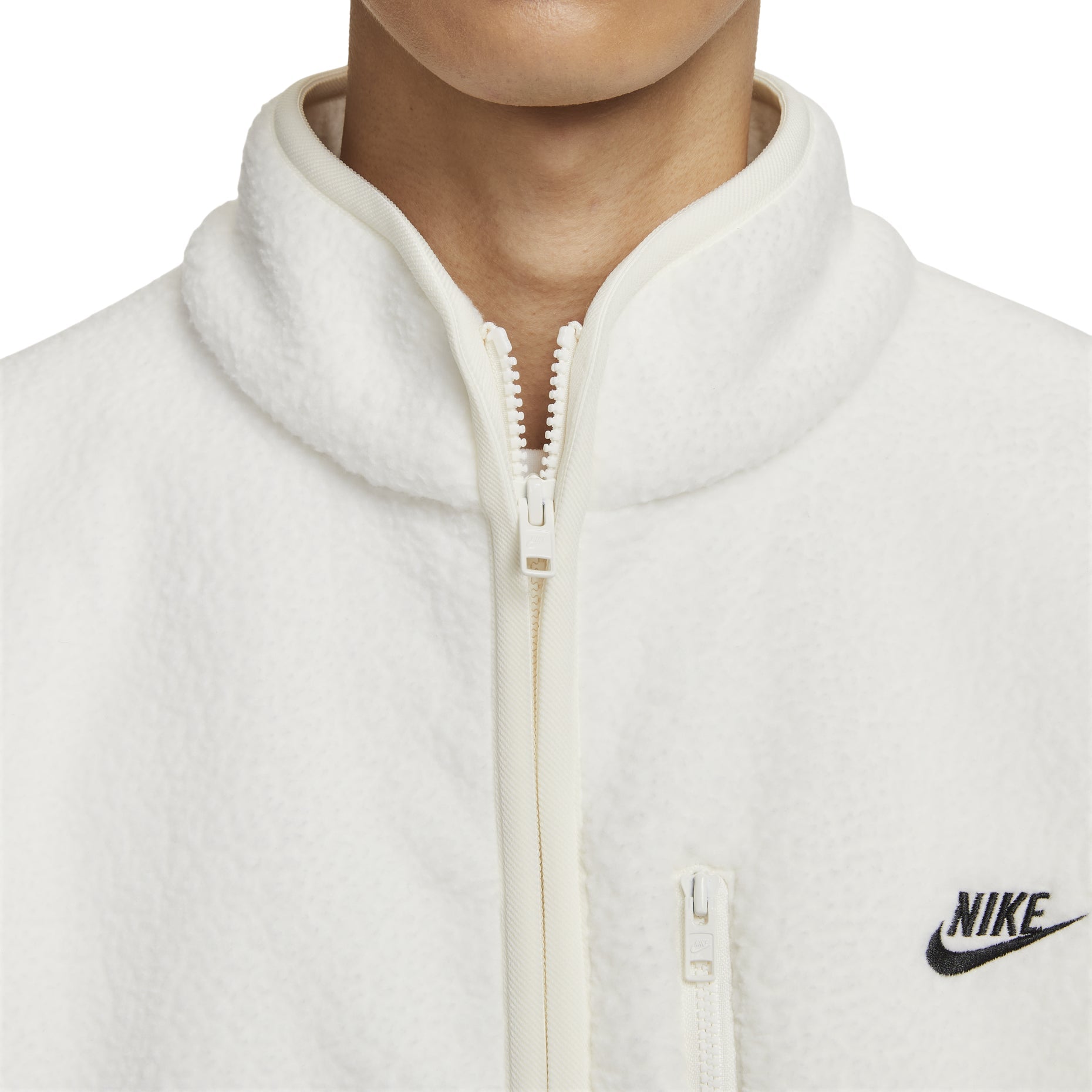 Nike Sportswear Club Fleece Jacket 'White' FZ0889-133