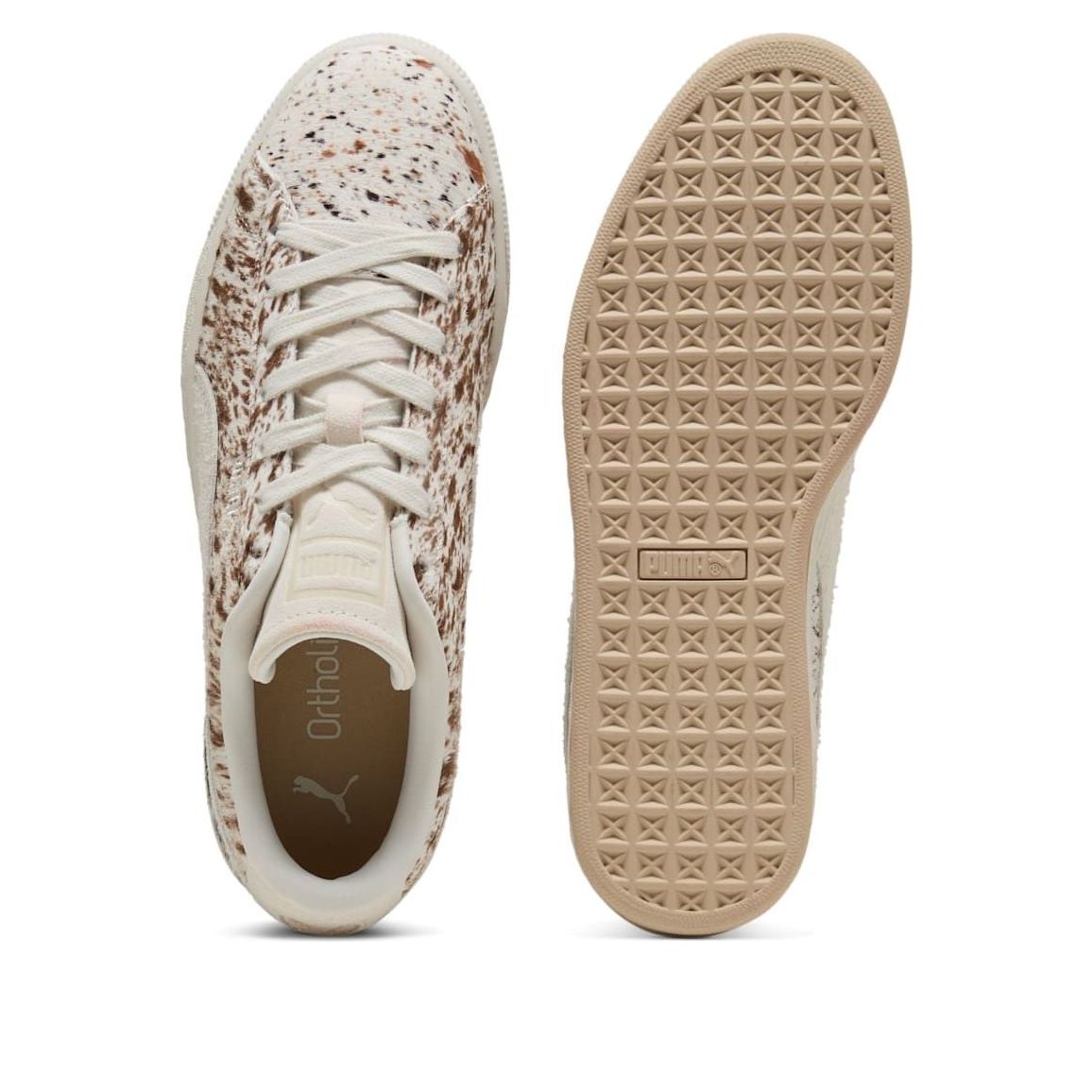 (WMNS) PUMA Suede Appaloosa 'Vapor Gray Toasted Almond' 409003-01