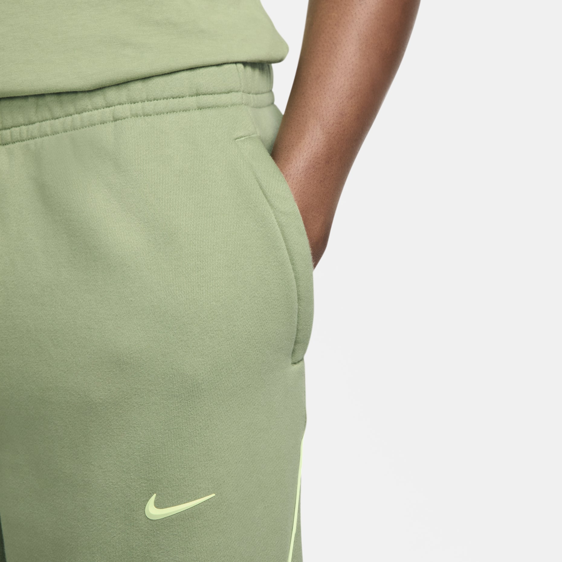 Nike x NOCTA Drake Fleece Trousers 'Oil Green' FN7662-386