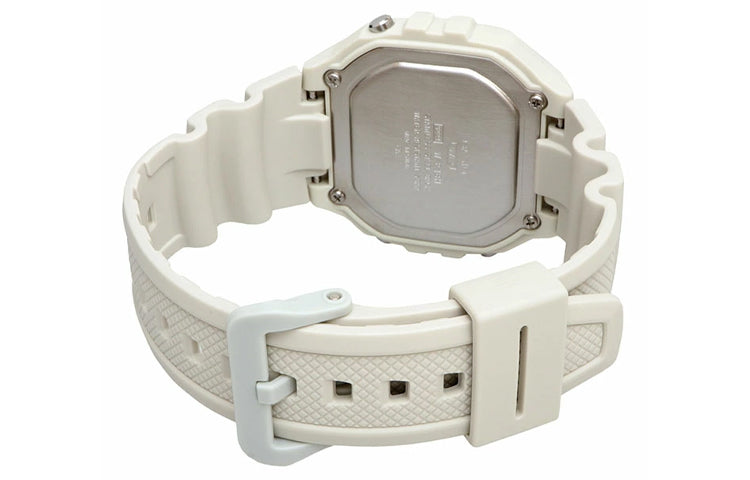 CASIO Fashion Stylish Sports 50m Waterproof White Watch Creamy Digital W-218HC-8AV