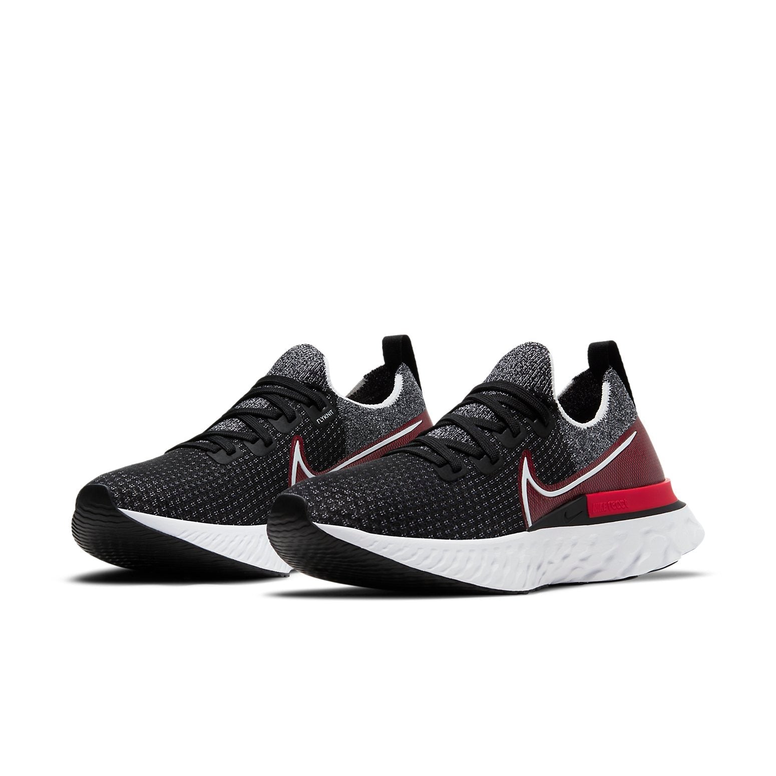 Nike React Infinity Run Flyknit 'Black University Red' CD4371-014