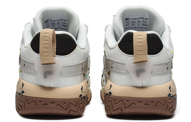 (WMNS) FILA FUSION ADE Barricade Sneakers 'White Beige Brown' T12W233206FWB