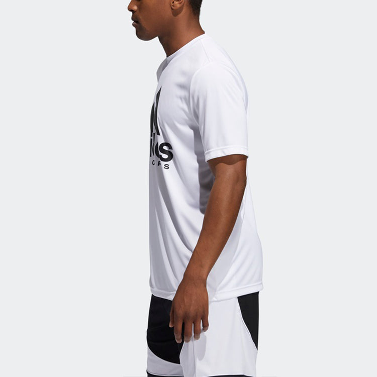 adidas Bos Hoops T-Shirt 'White' GN7264