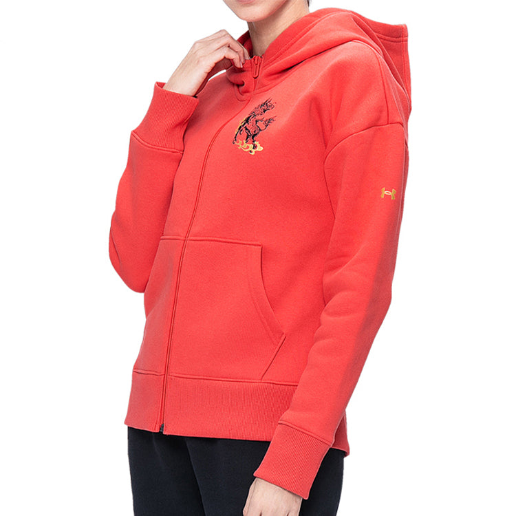 (WMNS) Under Armour ORIGINATORS Series Fleece Red 1353340-646