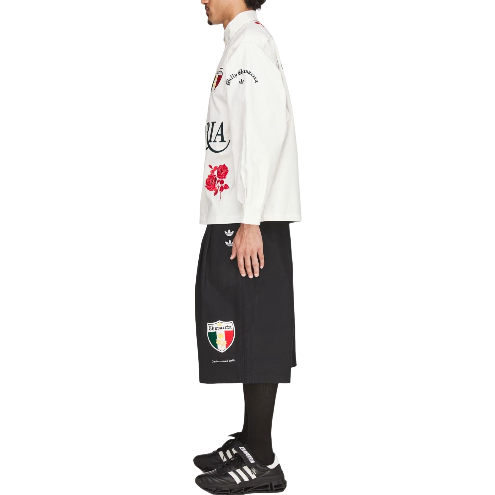 adidas x Chavarria Button Up Shirt Asia Sizing 'Off White' KV1980